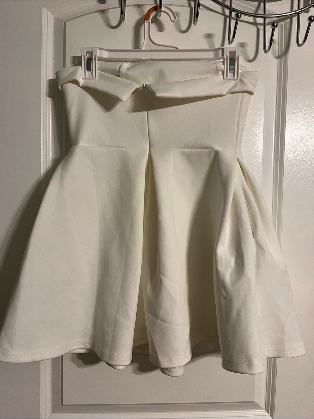 Strapless White Dress - Picture 3 of 9
